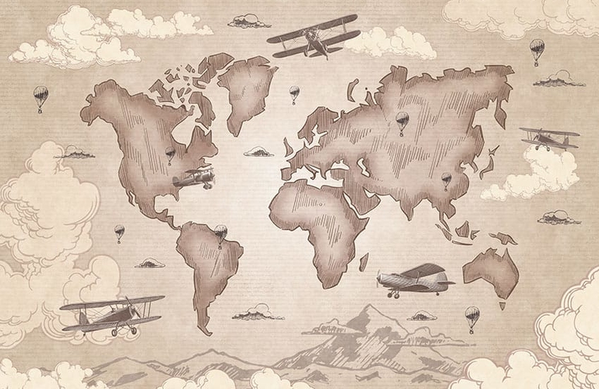 Фотообои 01-061 Sketch of Flight