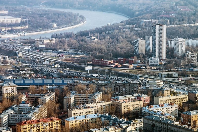 Фотообои Вид на Москва-реку