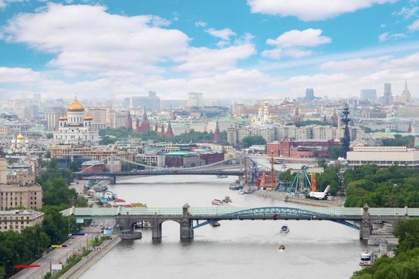 Фотообои Мосты над Москва-рекой
