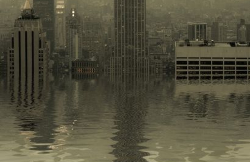 Фотообои Нью-Йорк в воде