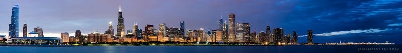 Фотообои Очень большая панорама ночного города