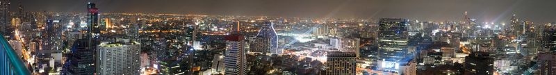 Фотообои Огни большого города ночью
