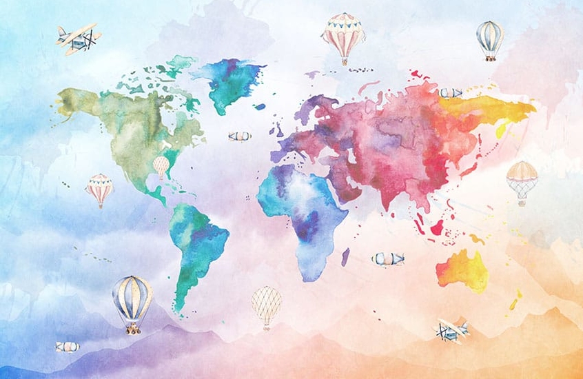 Фотообои 01-051 Watercolor World