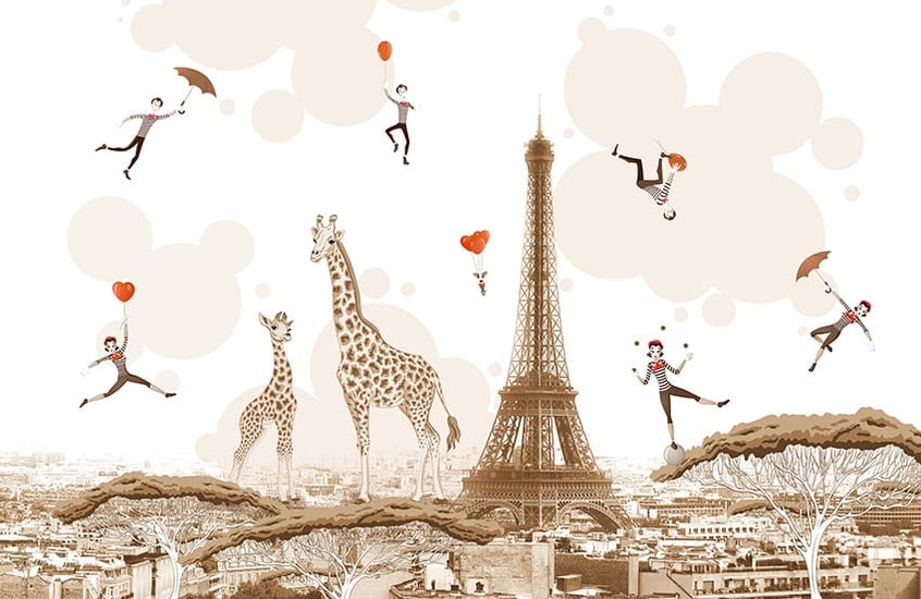 Фотообои 01-181 Once in Paris