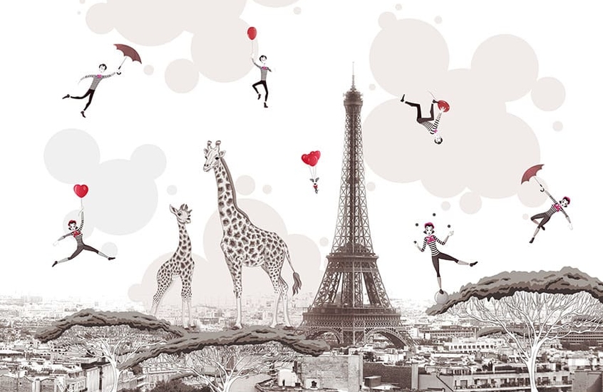 Фотообои 01-182 Once in Paris