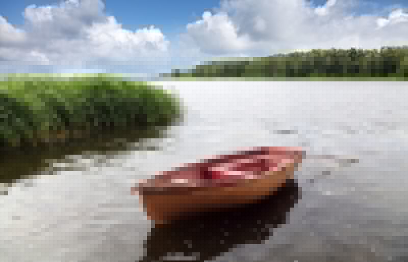 Фотообои Лодка на воде