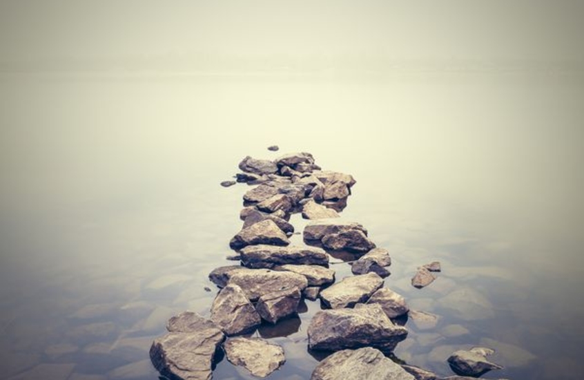 Фотообои Камни в воде