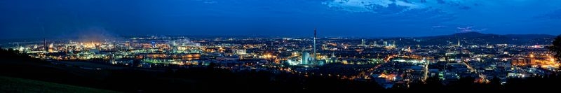 Фотообои Супер панорама ночного города