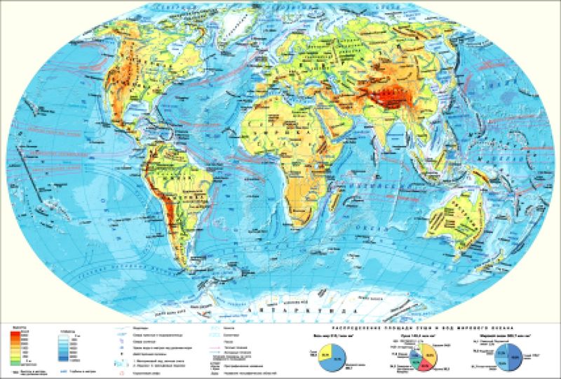 Политическая карта мира с рашифровкой