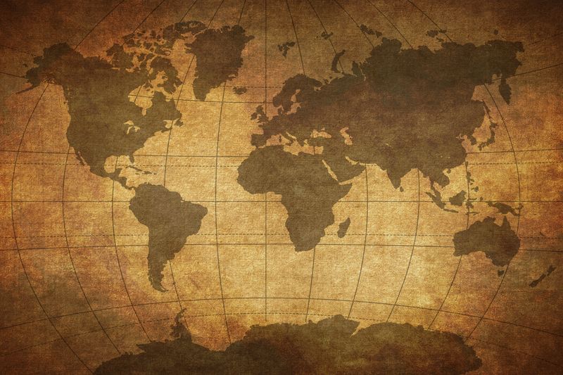 Темная карта мира
