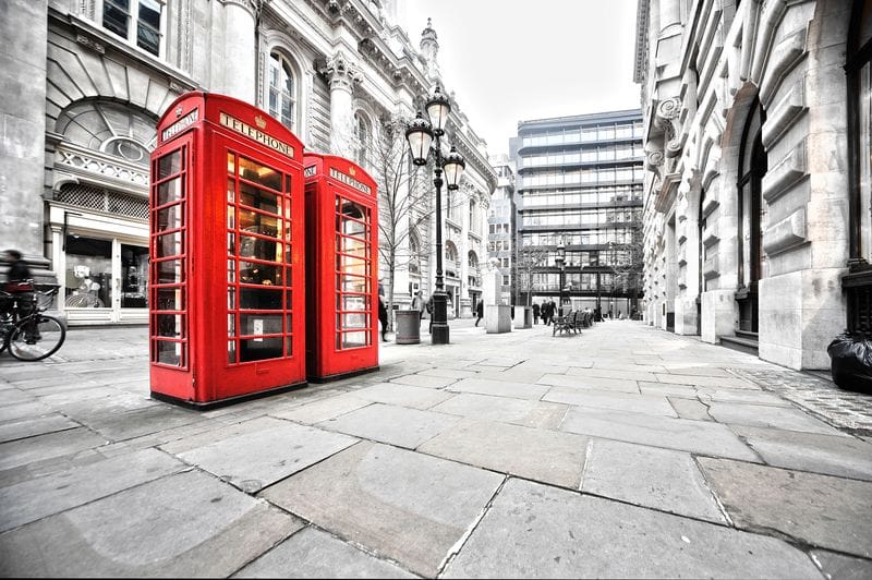 Телефонные будки Лондона