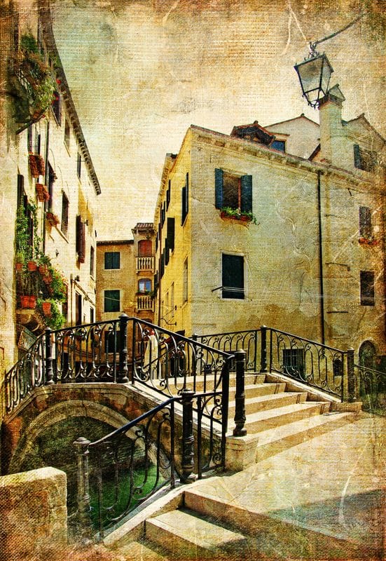 Старая улочка Венеции