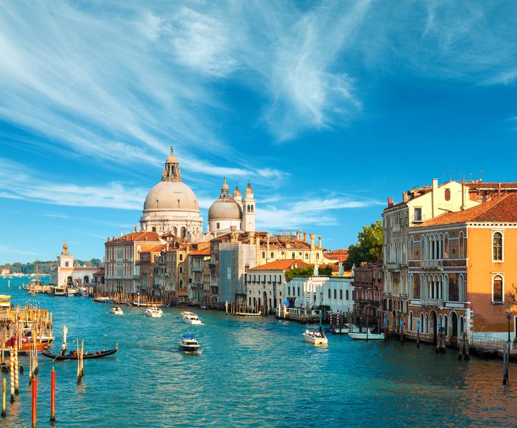 Самый известный вид Венеции