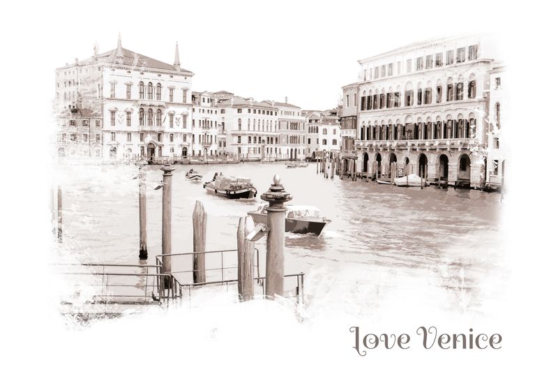 Рисунок Венеции