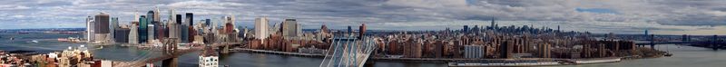 Супер панорама Нью-Йорка