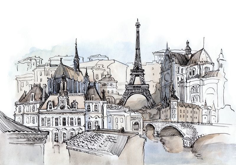 Нарисованный Париж