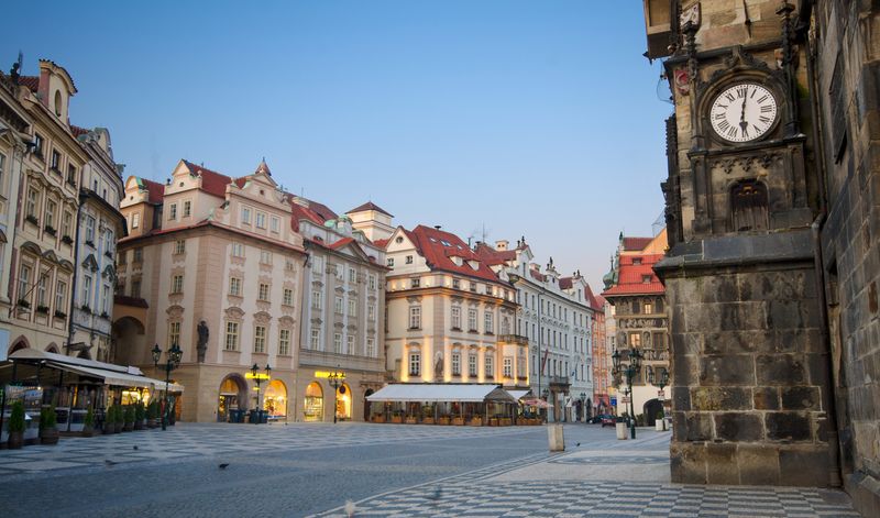 Вид с главной площади Праги