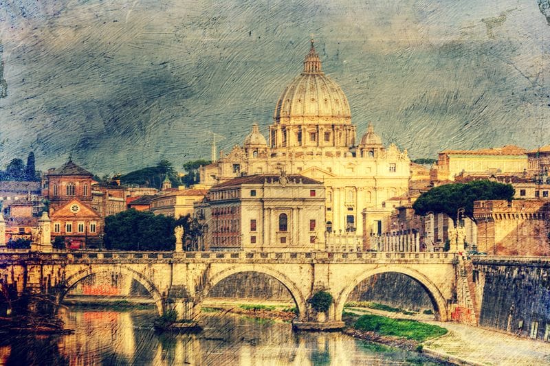 Ватикан на открытке