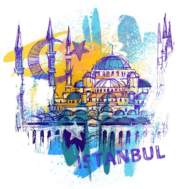Нарисованный Стамбул