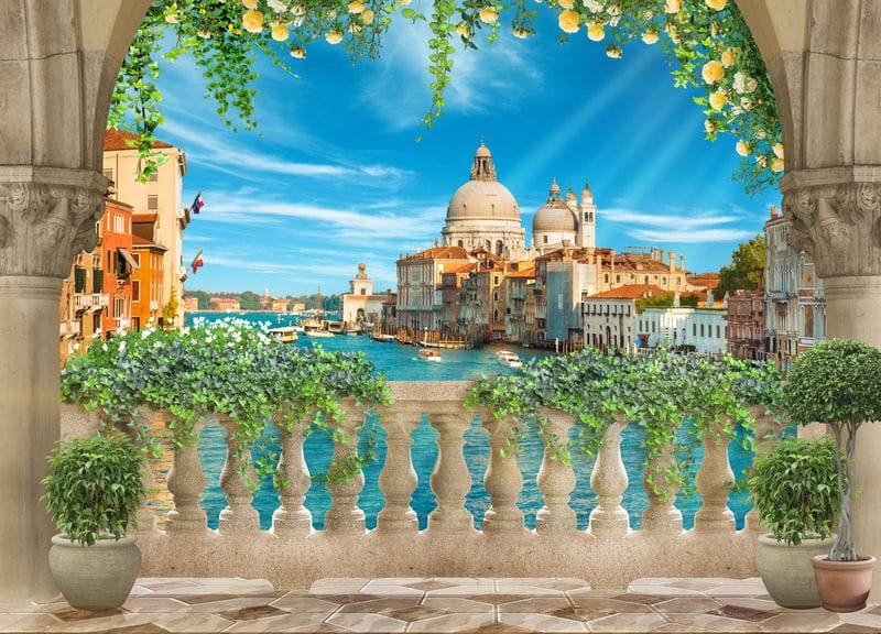 Балкнон с видом на Венецию