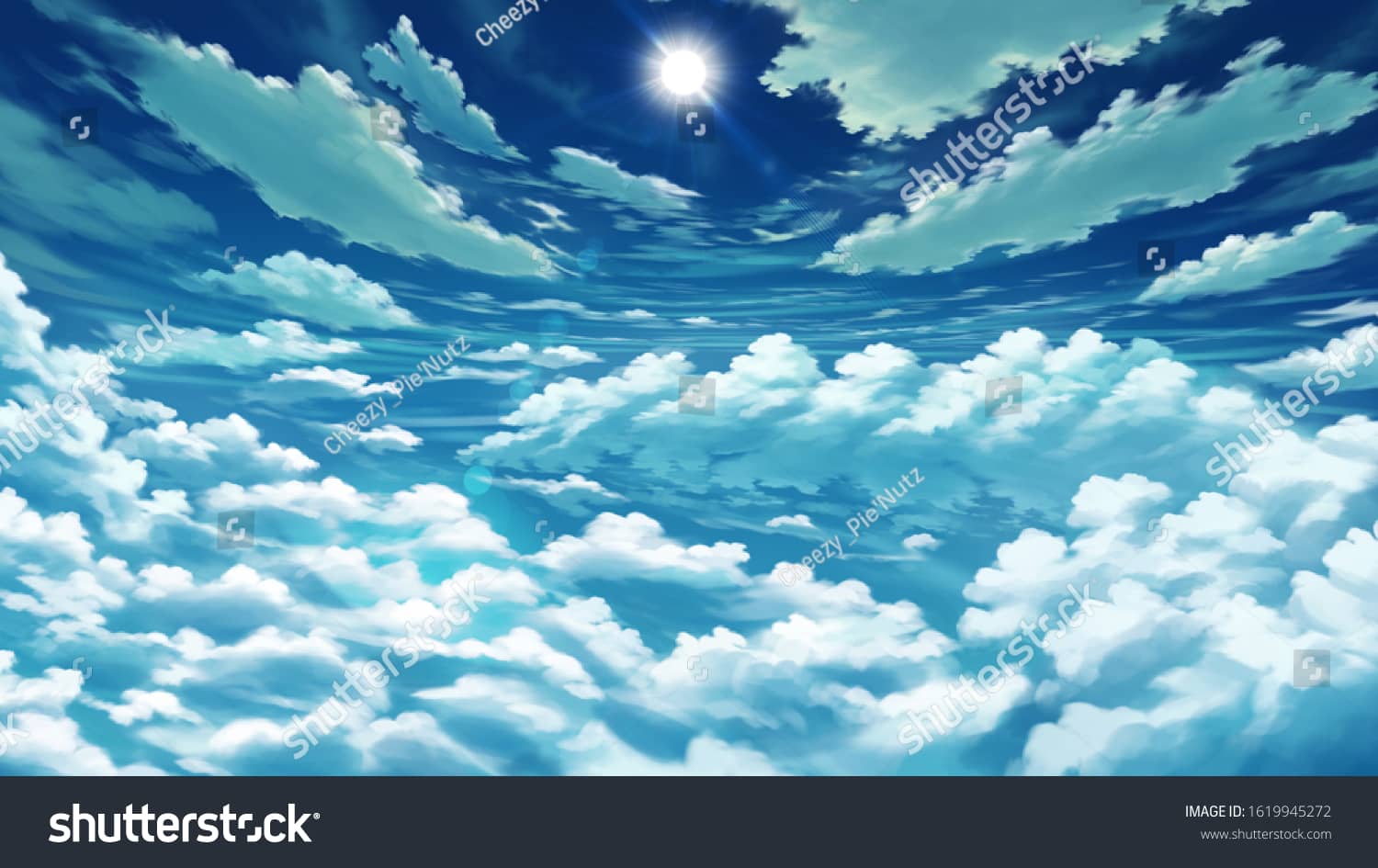 Облака из Аниме