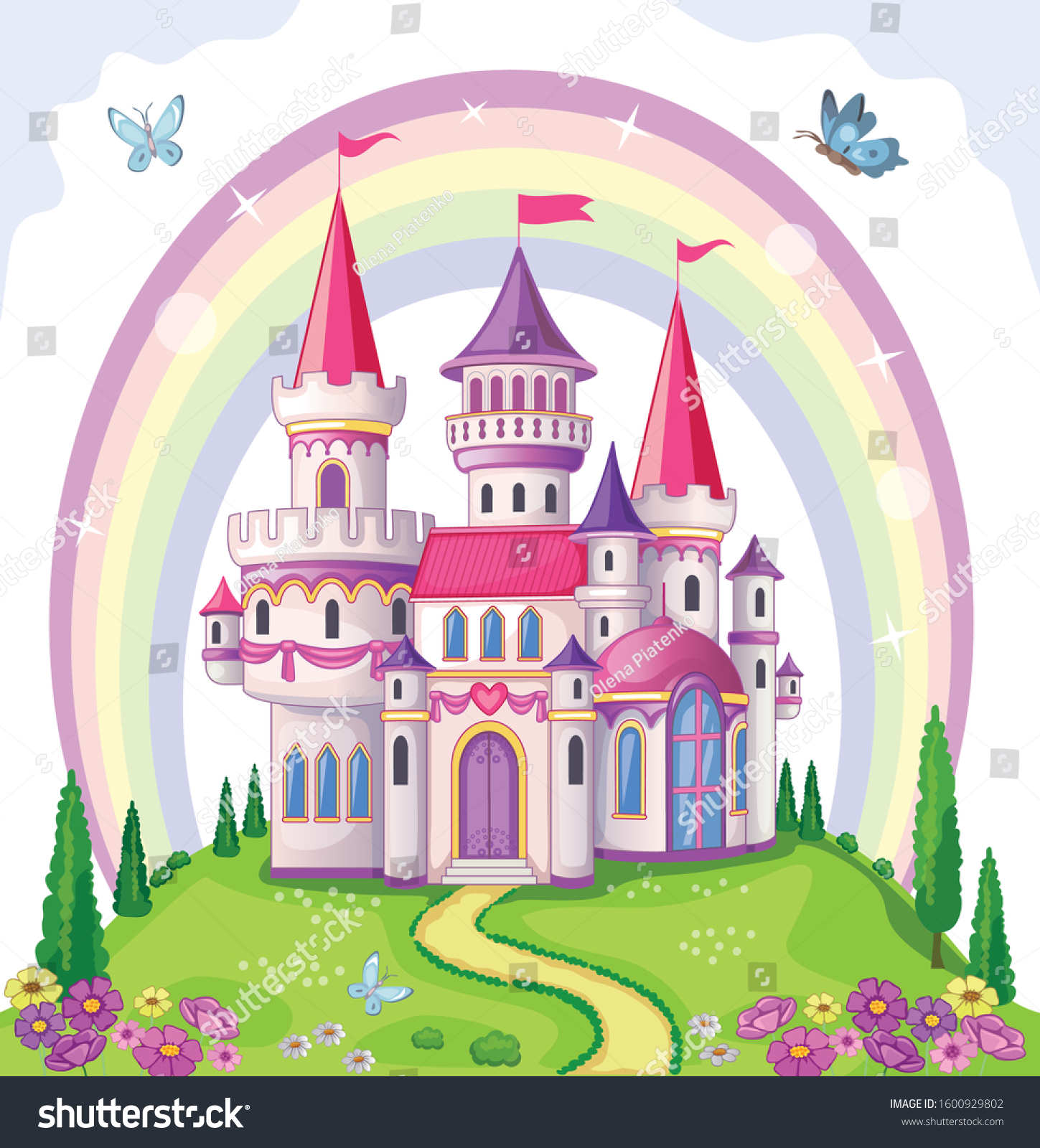 Замок принцессы в радуге