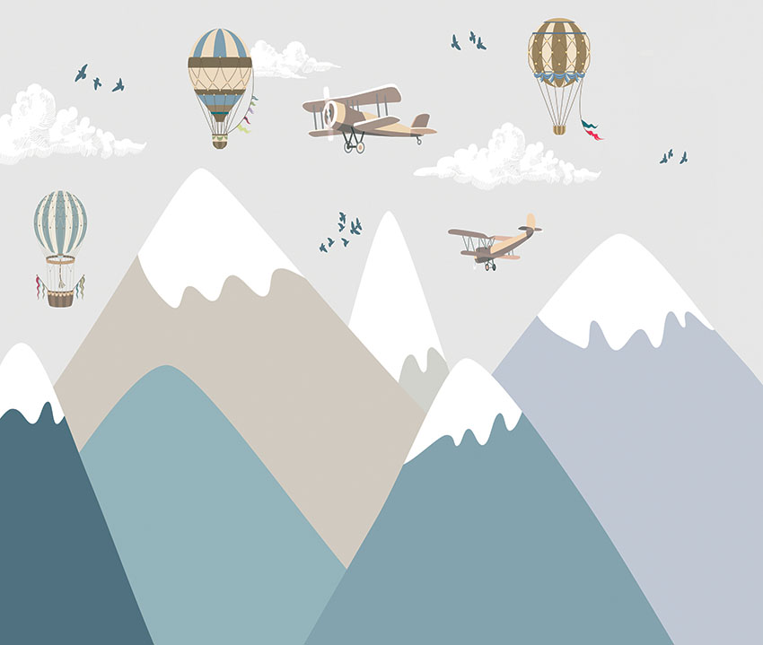 Детские горы и самолеты