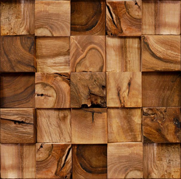 3Д коричневые деревянные кубы