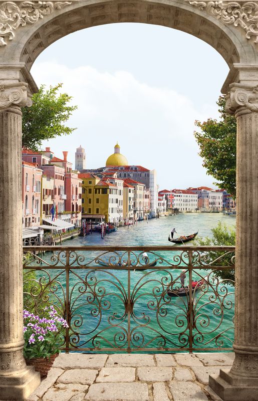 Вид на канал в Венеции